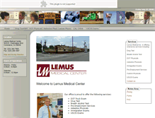 Tablet Screenshot of lemusmd.com